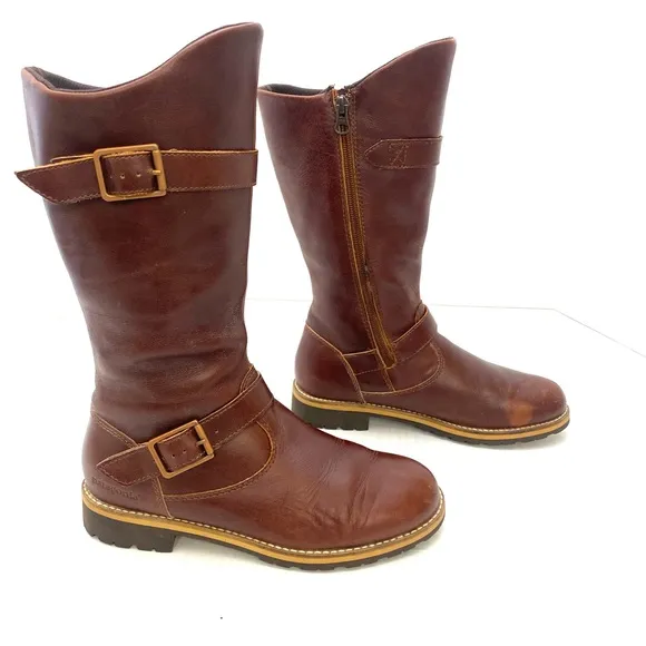 Patagonia Women's Chestnut Leather Side Zip THATCHER Boot