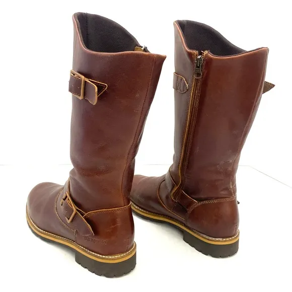 Patagonia Women's Chestnut Leather Side Zip THATCHER Boot