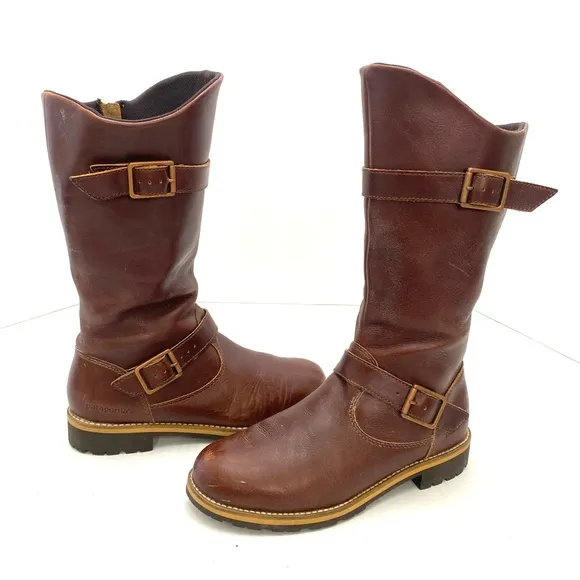 Patagonia Women's Chestnut Leather Side Zip THATCHER Boot