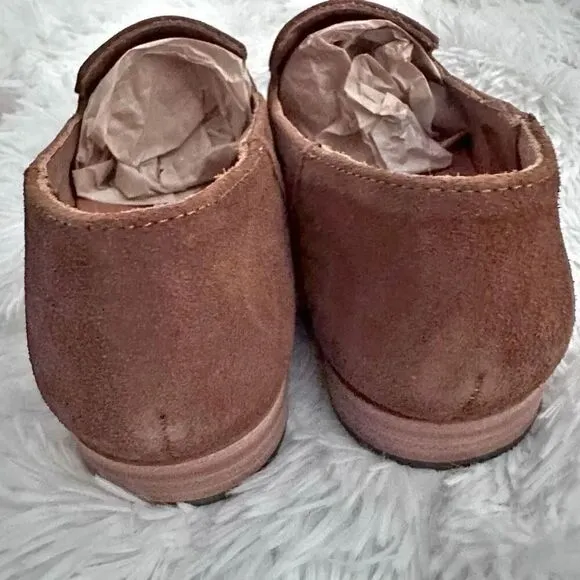 PATINA x PORTLAND LEATHER GOODS | Pointed Flats Loafers Toffee Caramel Tan | 8