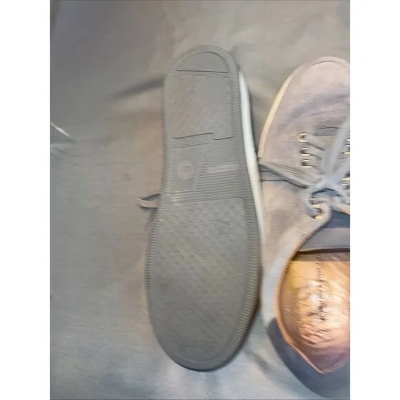 Peter Millar Men's‎ VANTAGE Low Top Lace Up Suede Sneakers US 10.5M Gray