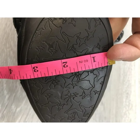 Pikolinos Women Romana Sandal  Woven Slingback Wedge Black Leather Shoes 7.5