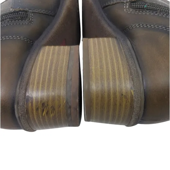Pikolinos Zaragoza Leather Ankle Boots Booties Womens 10 41 Brown