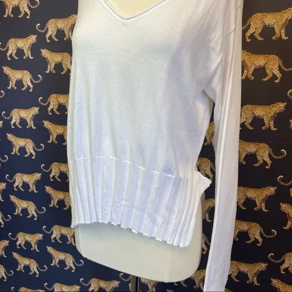 Planet Boat Neck Rib Sweater