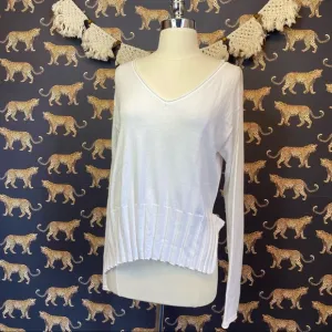 Planet Boat Neck Rib Sweater