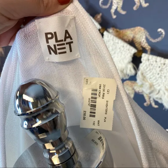 Planet Boat Neck Rib Sweater