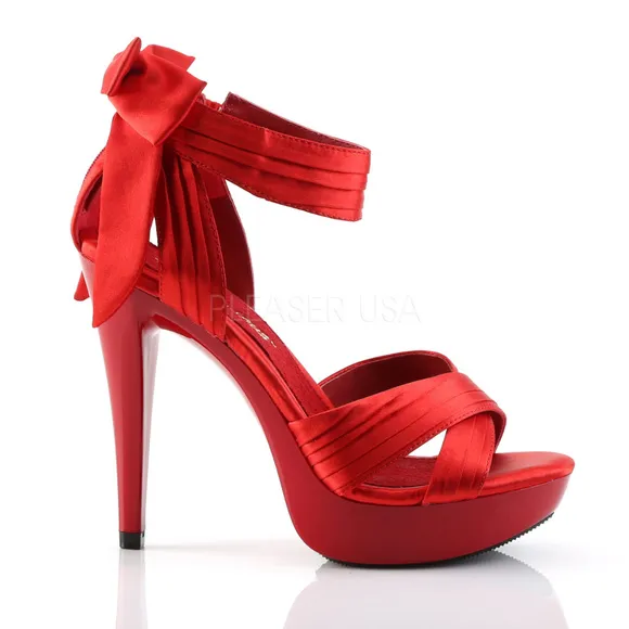 Platform Statin Criss Cross High Heel Shoes