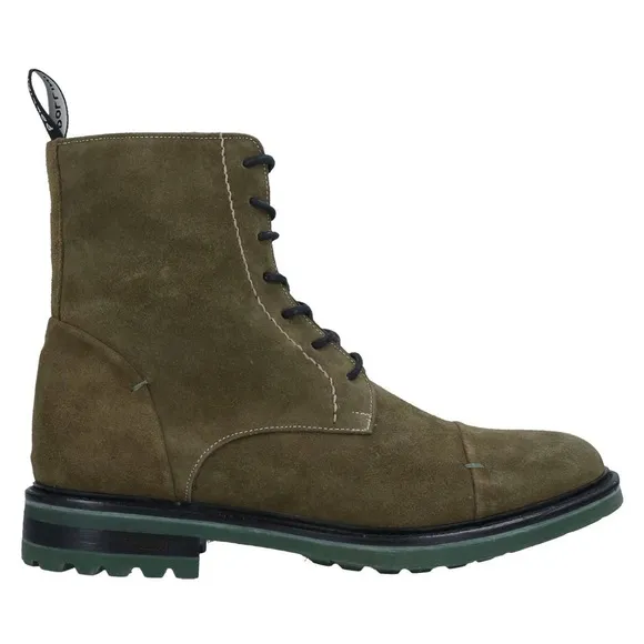 Pollini Suede leather boots for man