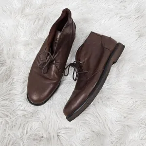 Polo Ralph Lauren Marlow BO CSL Chukka Boots Oiled Leather Brown Men's Size 10.5