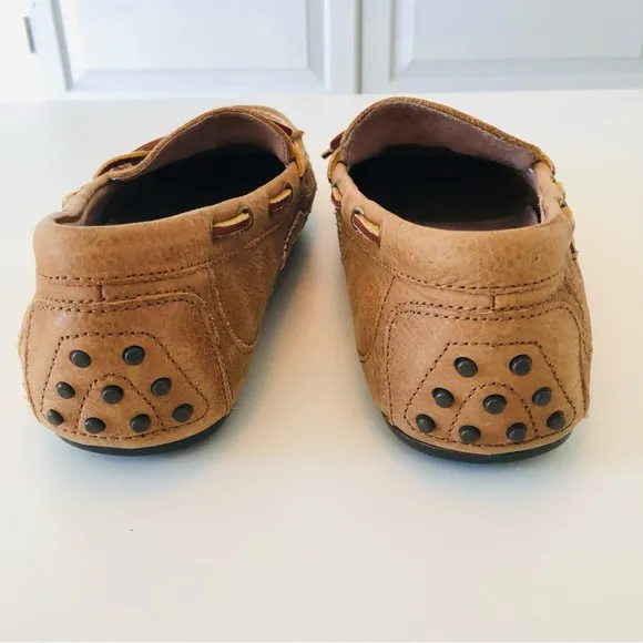 Polo Ralph Lauren Wyndings Slip On Loafer, Men’s 10.5 D, Cushioned Leather, Tan