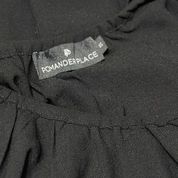 Pomander Place by Tuckernuck Black Eliza Shift Dress with Pockets Women’s XS