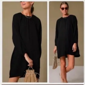 Pomander Place by Tuckernuck Black Eliza Shift Dress with Pockets Women’s XS