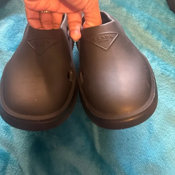 Prada Black Slip-On Shoes