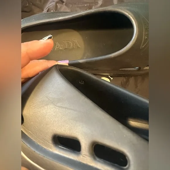 Prada Black Slip-On Shoes