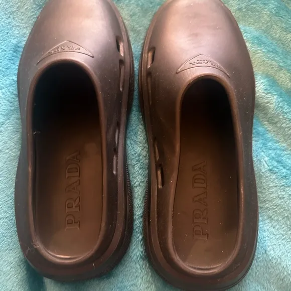 Prada Black Slip-On Shoes