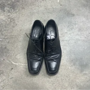 PRADA Classic Black Men's Dress Shoes 7.5
