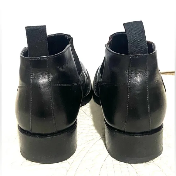 Prada Leather Chelsea Boots