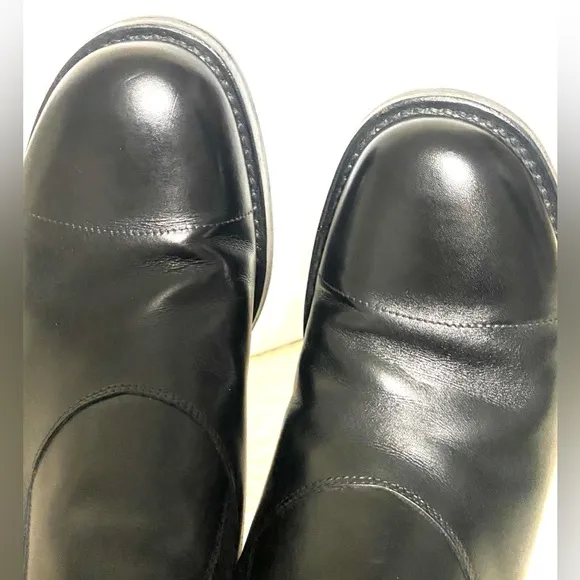Prada Leather Chelsea Boots