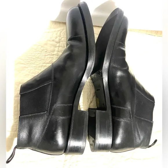 Prada Leather Chelsea Boots