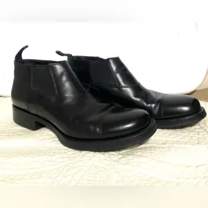 Prada Leather Chelsea Boots