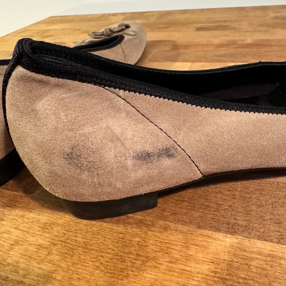 Prada Vintage Suede Ballet Flat
