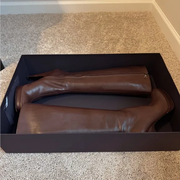 Prada Women's Brown Leather Boots