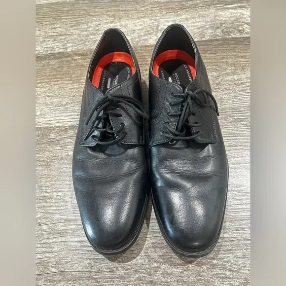 PRICE DROP Rockport  Men's my Black Derby Dress Shoes