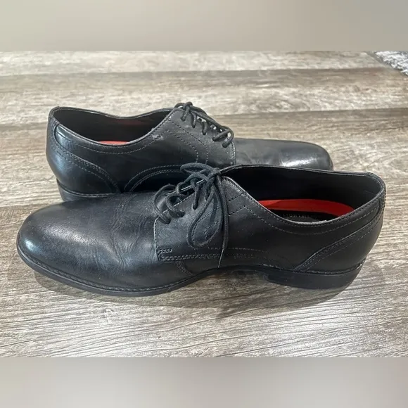 PRICE DROP Rockport  Men's my Black Derby Dress Shoes
