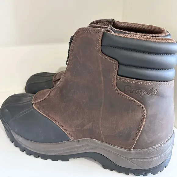 Propet Men's Blizzard Work Construction Boot, Brown/Black - 11 1/2