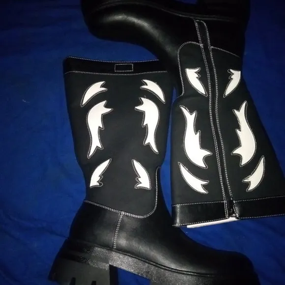 Public Desire  RIDEM  COWBOY Boots ( BRAND NEW !!!! )