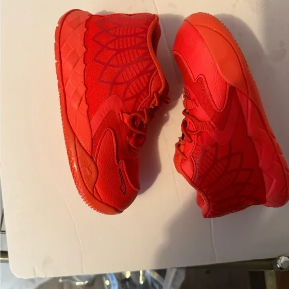 Puma Lamelo MB Red Kids Shoes