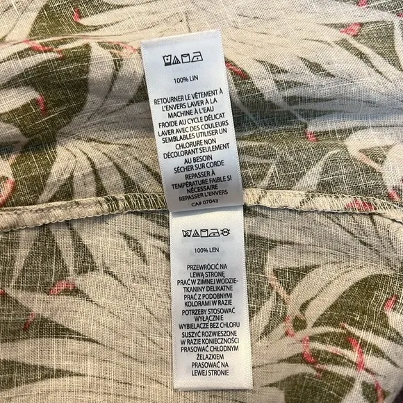 Rachel Zoe Linen Midi Dress with Pockets, Sz. S.