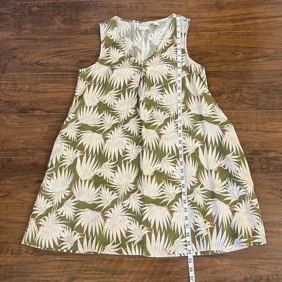 Rachel Zoe Linen Midi Dress with Pockets, Sz. S.