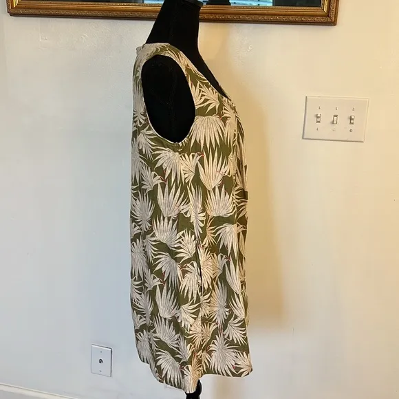 Rachel Zoe Linen Midi Dress with Pockets, Sz. S.
