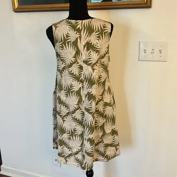 Rachel Zoe Linen Midi Dress with Pockets, Sz. S.