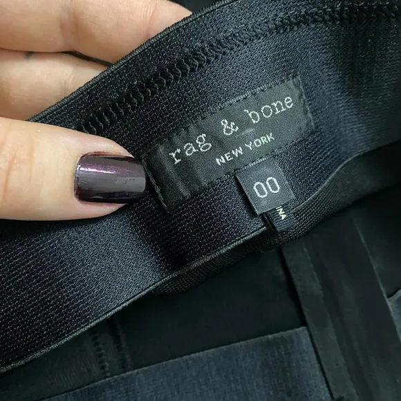 Rag &amp; Bone - Pencil Midi Length Front Zip Skirt