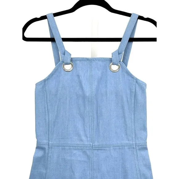 Rag &amp; Bone Suffolk Mini Dress in Pale Blue 00 ($395)