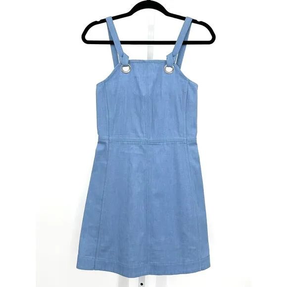 Rag &amp; Bone Suffolk Mini Dress in Pale Blue 00 ($395)