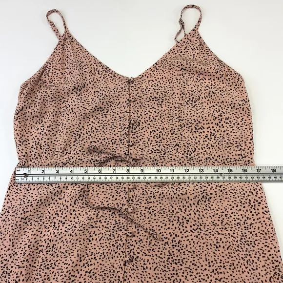 Rails Frida rose spotted lined midi dress Medium
