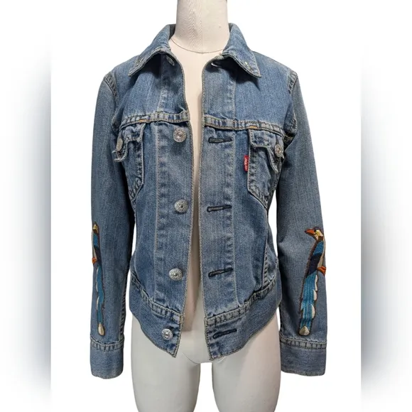 RARE LEVI'S Iconic Western Denim Jacket Size S