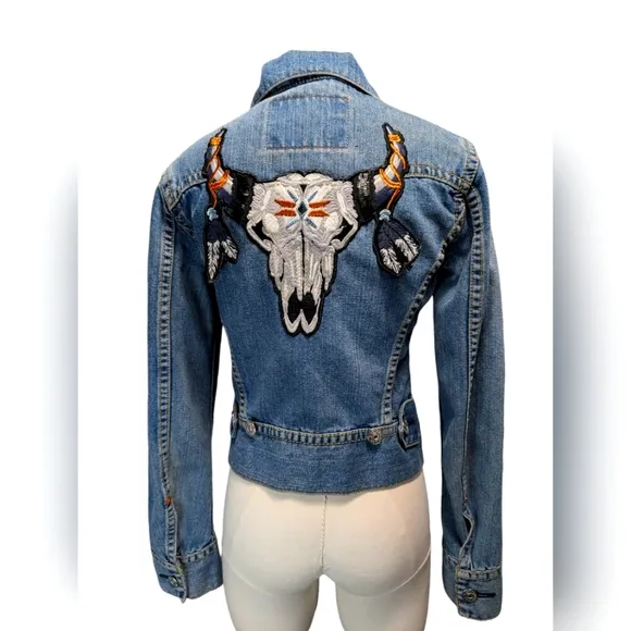 RARE LEVI'S Iconic Western Denim Jacket Size S