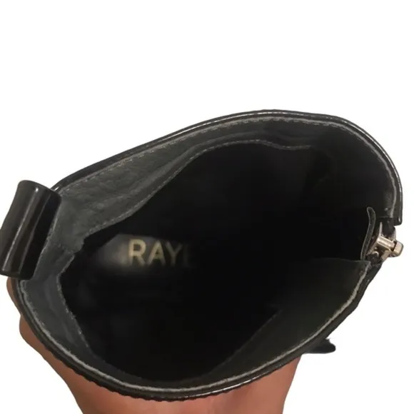 RAYE Belmont Patent Leather Zipper Booties