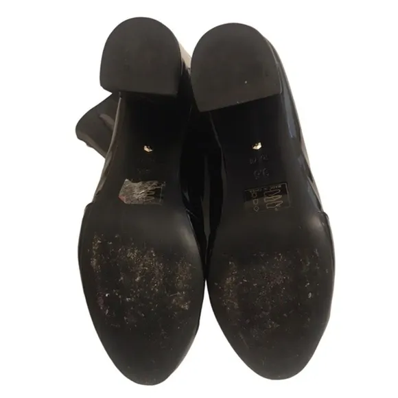 RAYE Belmont Patent Leather Zipper Booties