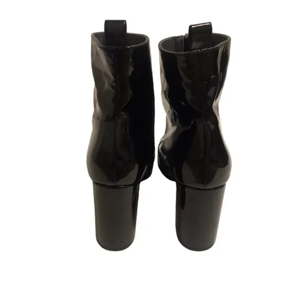RAYE Belmont Patent Leather Zipper Booties