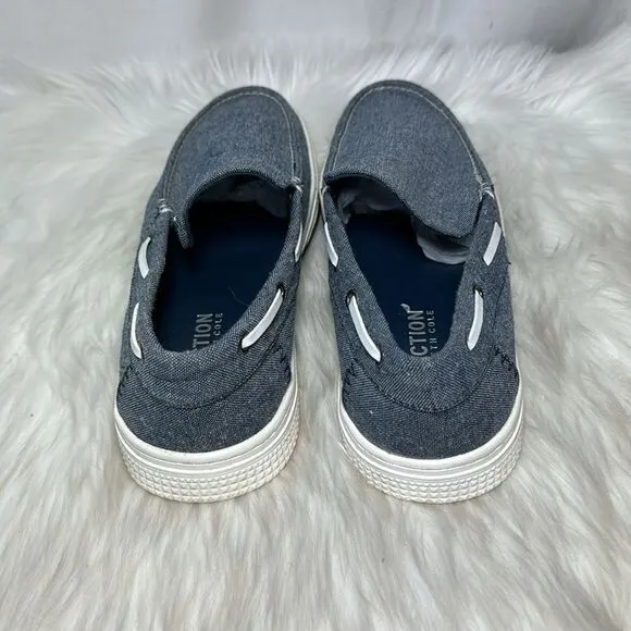Reaction Kenneth Cole Ankira Blue Slip On Boat Toes Sz 7