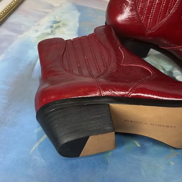 Rebecca Minkoff Red Western Boots💋