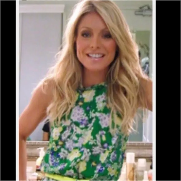 Rebecca Taylor 2 Silk Mini Dress XS Green Garden Floral Sleeveless Flutter