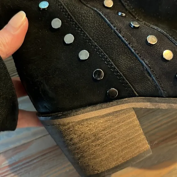Rebels Leather Grommet Boots 6