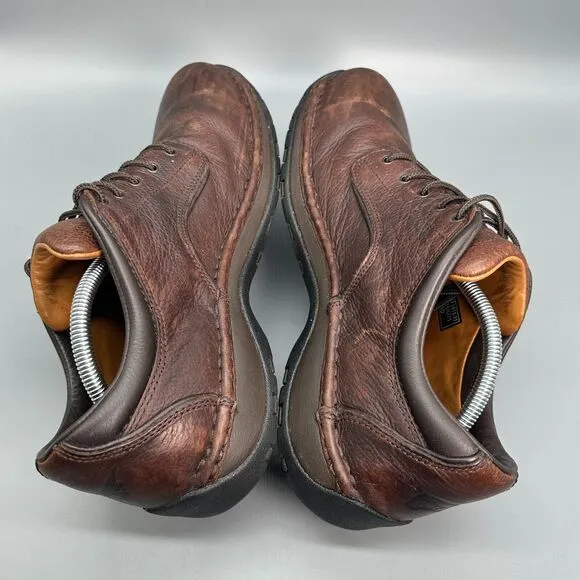 Red Wing Men's 11 Brown Leather Walking Shoes Lace-Up Low Top Round Toe Casual