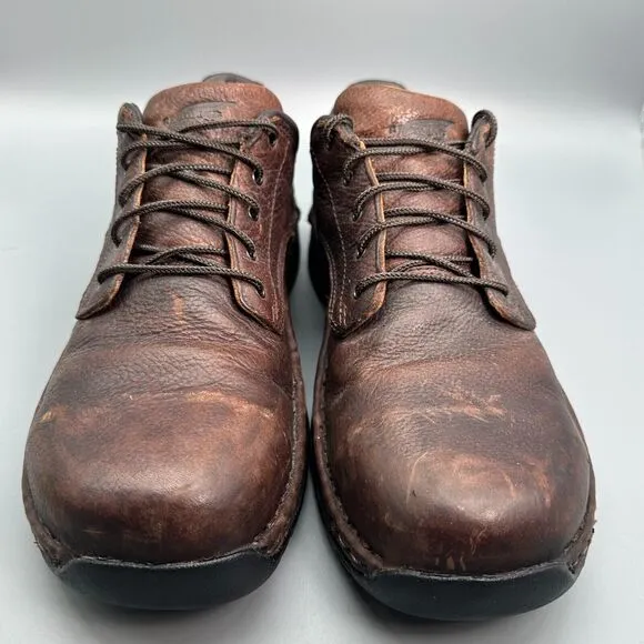 Red Wing Men's 11 Brown Leather Walking Shoes Lace-Up Low Top Round Toe Casual